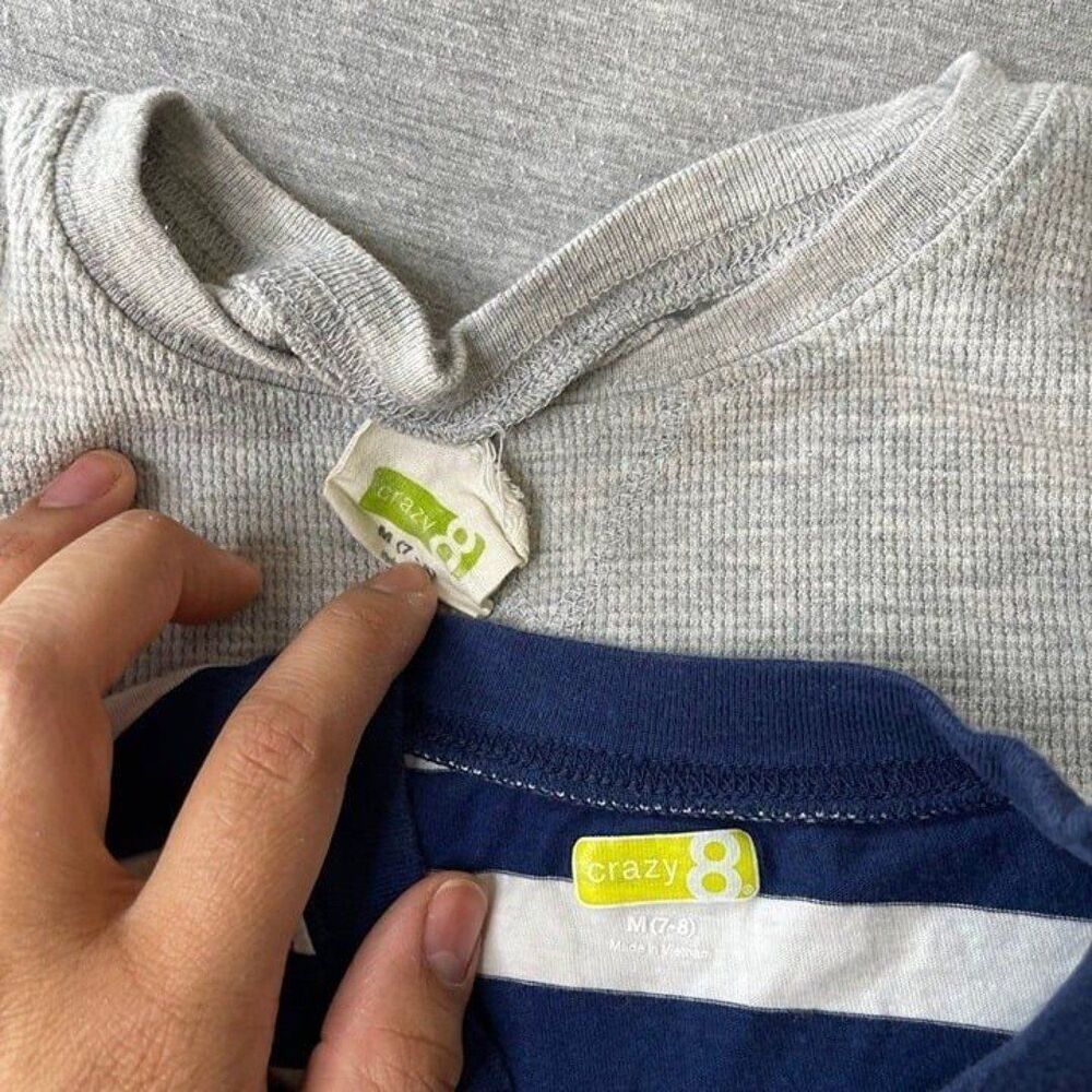 Crazy 8 Girl’s Long Sleeve Tops 2 PCS. Set - Picture 3 of 4